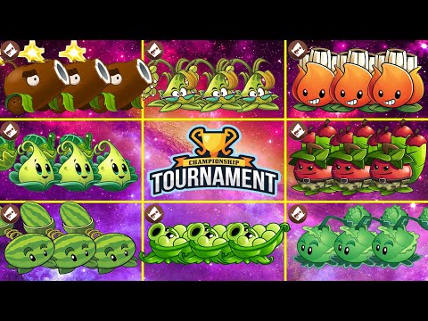 Tournament 8 Plants From Arma-Mint Family - Who Will Win? - Plants vs Zombies 2 - PvZ 2 Tournament