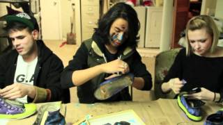 Denny Taught Me (how to make galaxy shoes)