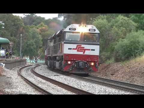 SCT Logistics Freight (6MP9) at Mount Lofty & Lynton
