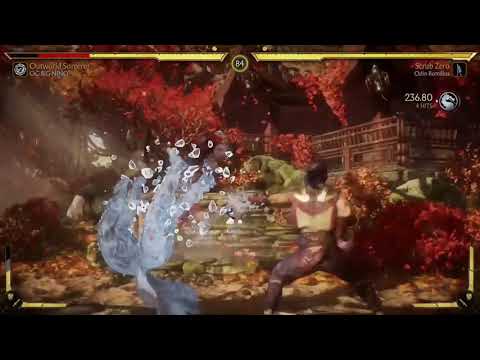 Mortal Kombat 11: Sub Zero mid-screen combo #1 (KOTH)