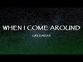 Greenday - When I Come Around (Lyrics)