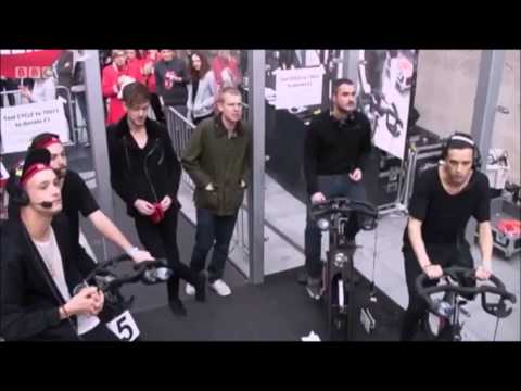 The 1975 in Grimmy's Sport Relief Challenge