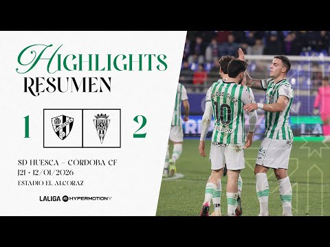 Resumen J.21 La LigaHypermotion: SD Huesca 1 - Córdoba CF 2