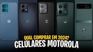 Top 5 Melhores CELULARES MOTOROLA em 2024! Qual é o melhor para você? ✅