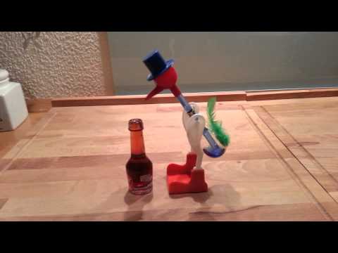Schluckspecht TRinkente Physik lucky drinking bird
