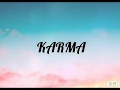 Raja kumari - Karma ( Lyrics )