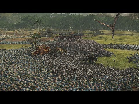 20,000! Lizardmen Attack the Norse of Skeggi, the Lustrian-Norse Foothold! | SurrealBeliefs