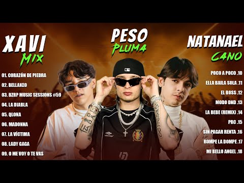 Xavi X Peso Pluma X Natanael Cano Grandes éxitos Mix 2024 | Más Mejores Canciones Popular 2024