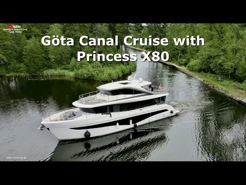 Götakanal 2025 in a princess X80.