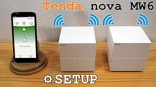 Tenda nova MW6 Mesh Wi-Fi System • Unboxing, installation, configuration and test
