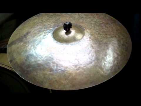 22 Hand Brushed Turk Ride, 2666g - Handcrafted Cymbals by Craig Lauritsen