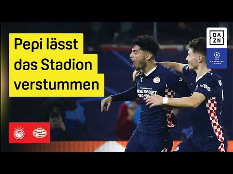 Olympiakos Piräus - PSV Eindhoven | UEFA Champions League | DAZN Highlights