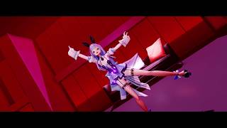 【Ray-MMD】微紳士ARカメラ撮影でテトリス【兎田ぺこら】