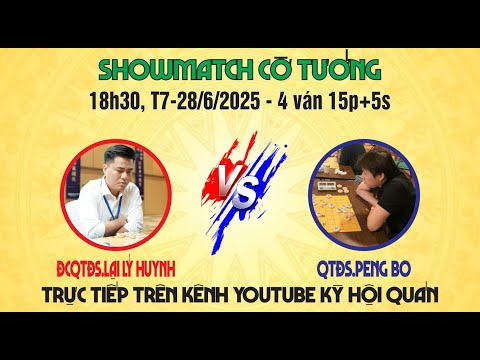 Trực tiếp :. ĐCQTĐS. Lại Lý Huynh vs QTĐS.Peng Bo - Showmatch Việt - Mỹ