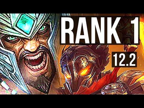 TRYNDAMERE vs VIKTOR (MID) | Rank 1, Rank 1 Trynda, 7/0/2, Godlike | BR Challenger | 12.2