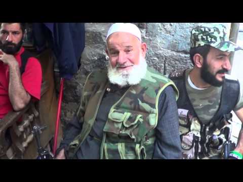 مقابلة مع أكبر مقاتلي الثورة السورية المباركة للحديث عن أسباب مشاركته في الثورة و الجهاد في حي السبع بحرات في حلب