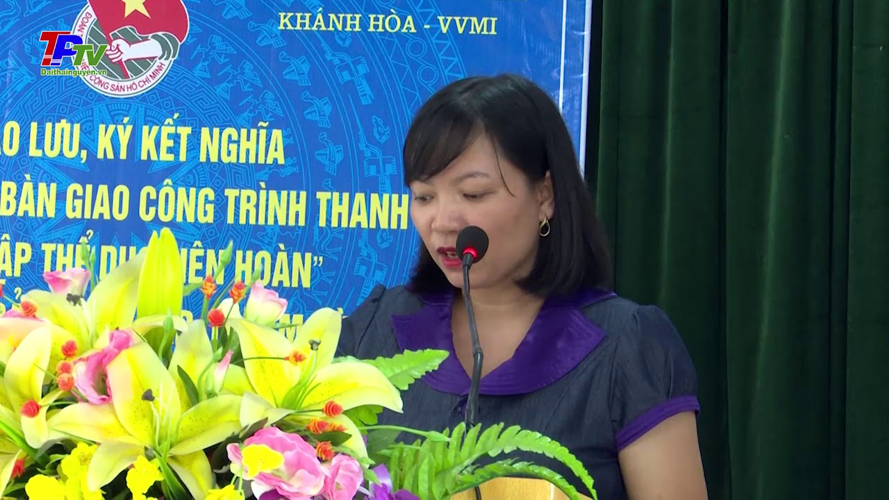 Giao lưu, ký kết nghĩa khánh thành và bàn giao công trình thanh niên “Khu tập thể dục liên hoàn”
