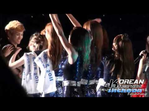 [HD] Review Scenes - SNSD in INCHEON Korean Music WAVE [110813]