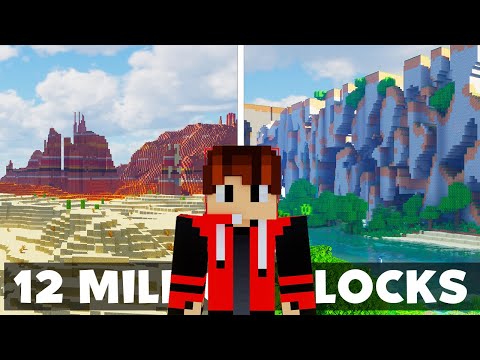 I Travelled 12,000,000 Blocks to reach FARLANDS in Minecraft