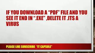 preview picture of video 'Virus in pdf file'
