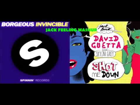 Borgeous vs. David Guetta feat. Skylar Grey - Invincible Shot Me Down (Jack Feeling Mashup)