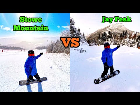 What is the BEST Ski Resort in Northern Vermont? | Jay Peak Versus Stowe Mountain