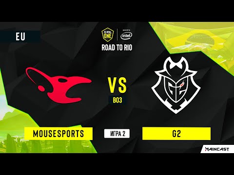 mousesports vs G2 Esports [Map 2, Train] BO3 | ESL One: Road to Rio