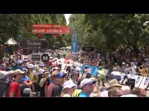 Will Clarke wins Stage 2 of the Santos Tour Down Under 2012, Lobethal to Stirling