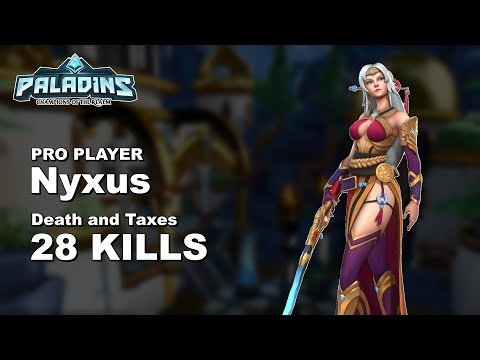 Nyxus Lian 28 KILLS!! Paladins Pro (Sour) Ranked Gameplay