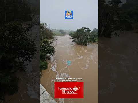 Atualização da Cheia do Rio gongogi em Iguaí-Ba