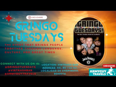 My First Time at Gringo Tuesdays in Bogota 🇨🇴Colombia @GringoTuesdays (Episode 1)