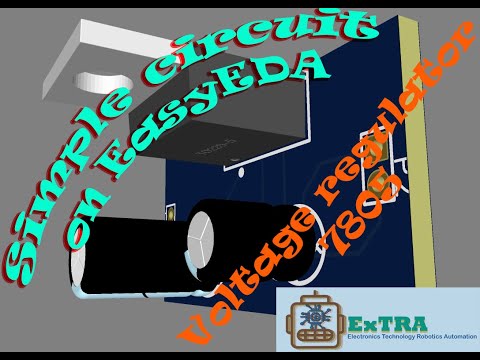 How to Design a Circuit and PCB with EasyEDA for beginners || ExTRA