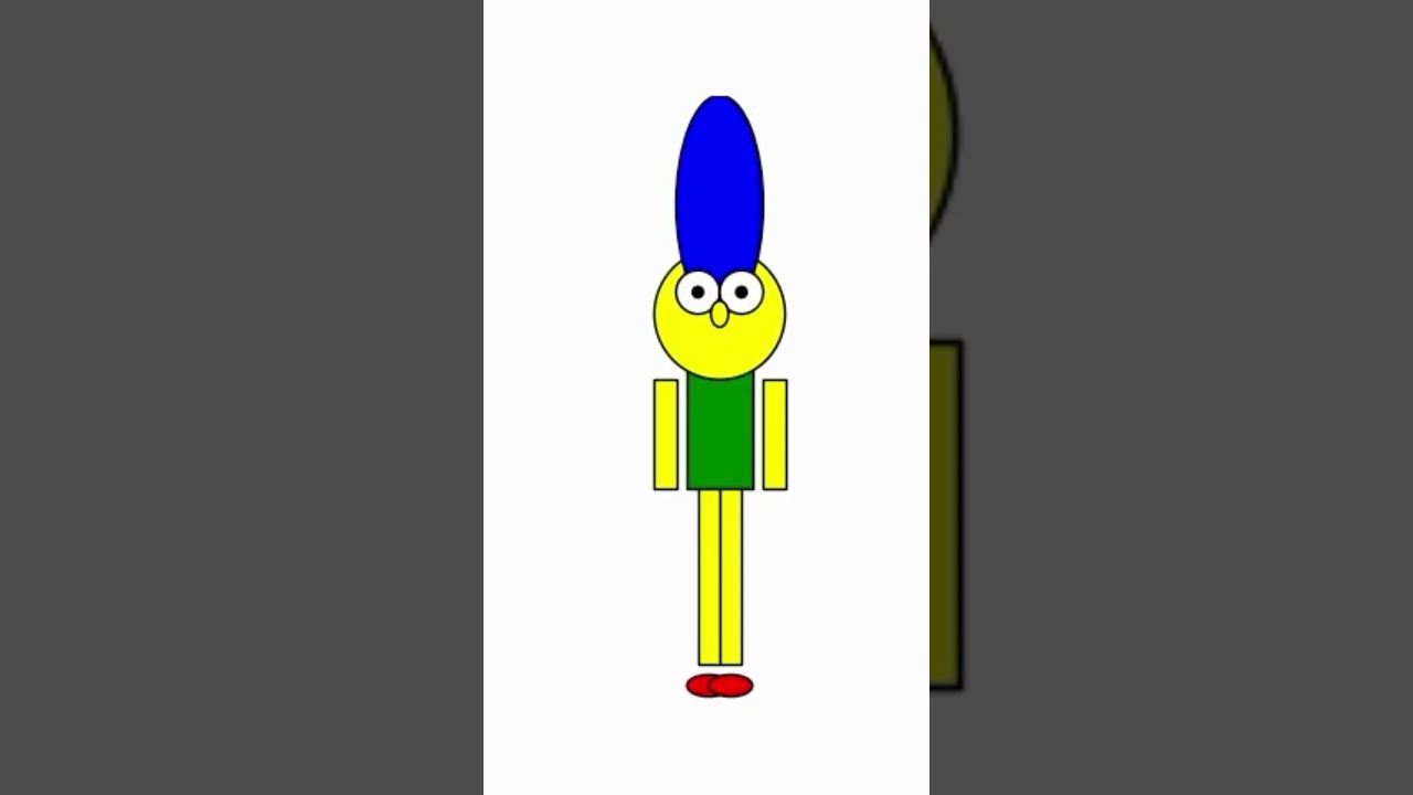 I Asked AI to Draw Marge Simpson From The Simpsons.
