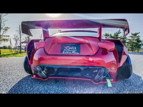 (4K)TOYOTA86 widebody musclecar ８６ モンスター ワイドフェンダー スタンスネーション山口 - STANCENATION YAMAGUCHI 2020