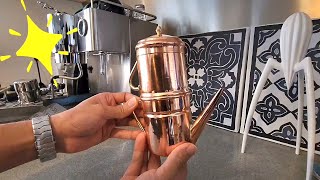 Napoletana Coffee Maker (Copper) from Italy | Unboxing | Caffettiera Rame Napoletana