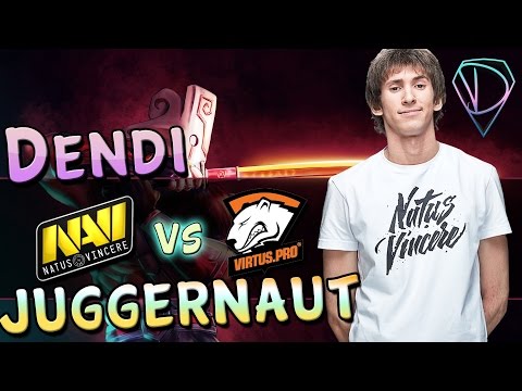 Dendi as Juggernaut. Na'Vi vs VP @ ESL One Frankfurt 2016
