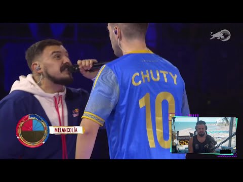 PAPO REACCIONA a CHUTY vs RAPDER - Octavos | Red Bull Batalla Internacional 2024