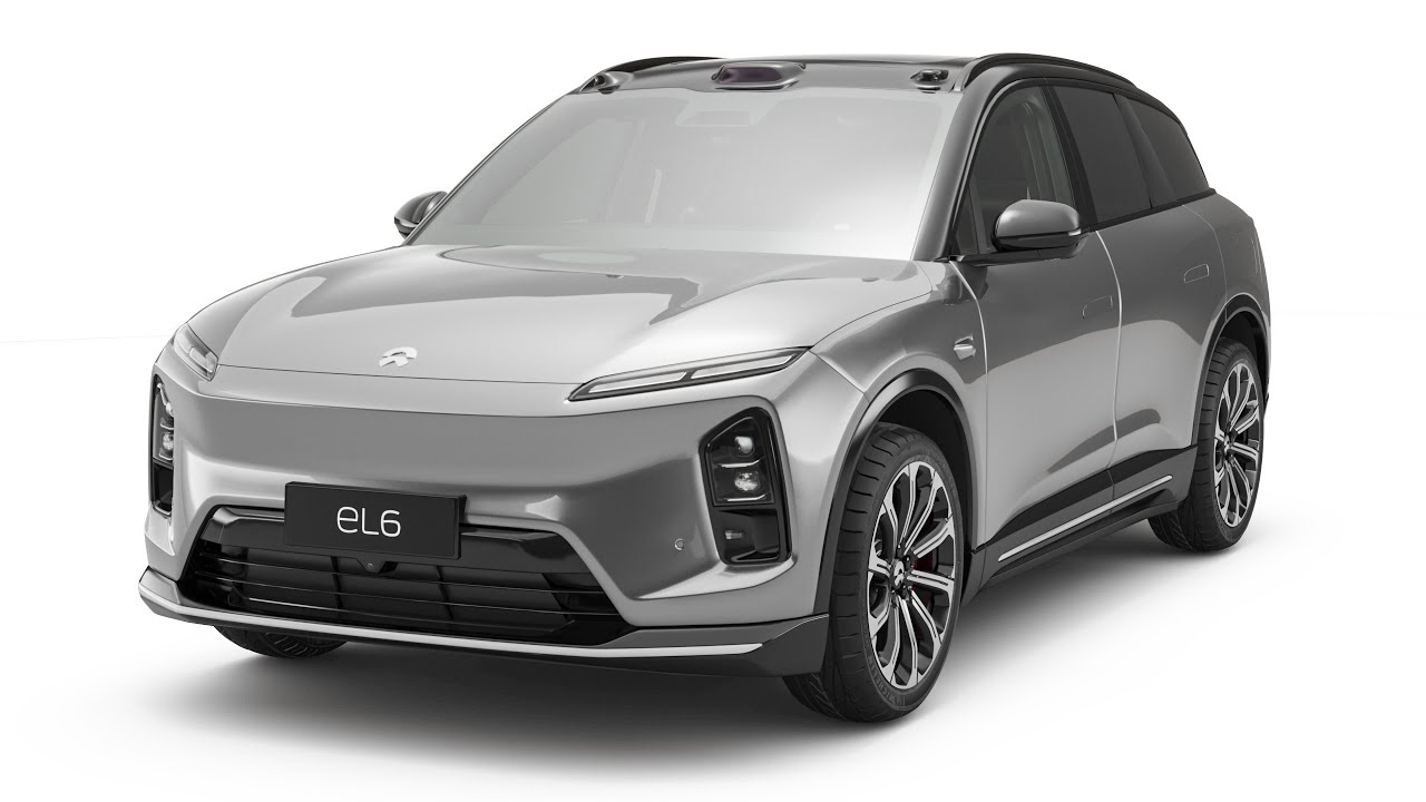 2025 Nio EL6 ES6 with Interior 3D Model