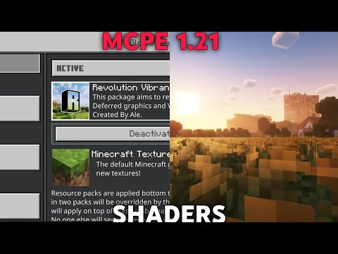 BEST Shaders for Minecraft PE 1.21.101 || Vibrancy (Revolution Vibrant Visual) Rtx Shader Pack