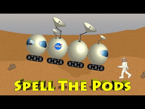 Mars Colony Clickton Station - Spell The Pods Part 1