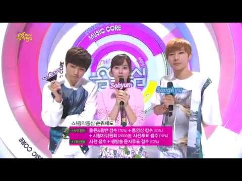 【TVPP】Sunggyu, L(INFINITE) - Special MC, 성규, 엘(인피니트) - 스페셜 엠씨 @ Show Music core