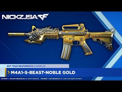 M4A1-S-Beast-Noble Gold | CROSSFIRE China 2.0 (EXP)