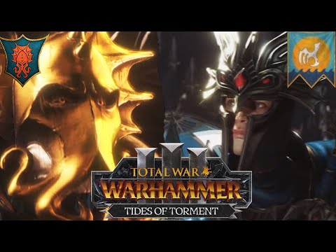 Aislin's High Elf Sea Patrol vs Lokhir's Dark Elf Corsairs in Tides of Torment