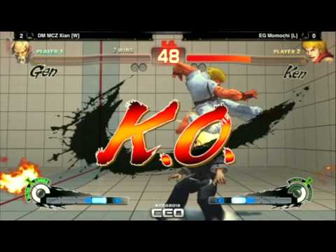 CEO 2013 SSF4AE 2012 Grand Final DM MCZ Xian (Gen) VS EG Momochi (Ken)