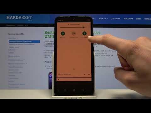 Cómo activar la luz nocturna en UMIDIGI X - tema oscuro