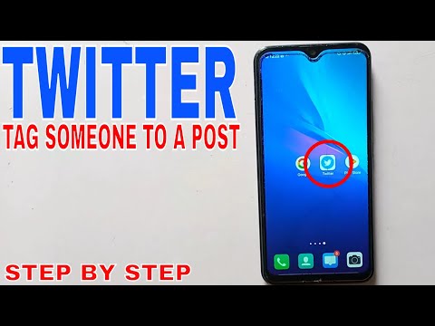 ✅ How To Tag Someone To A Twitter Post 🔴