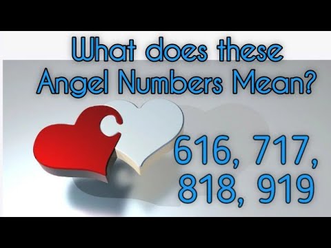 616 717 818 919 Angel Number and Numerological Meaning #mirrornumbers