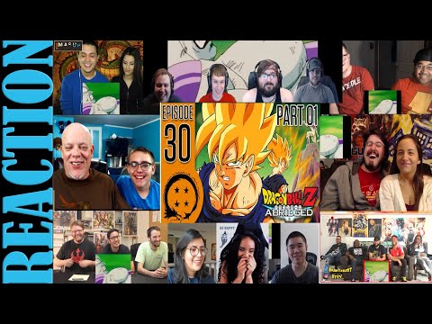 DragonBall Z Abridged: Episode 30 Part 1 REACTIONS MASHUP