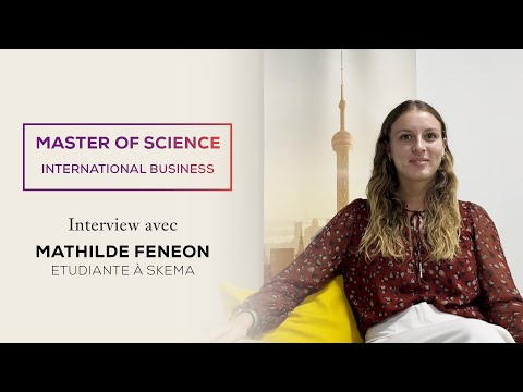 Rencontrez Mathilde, étudiante en MSc International Business