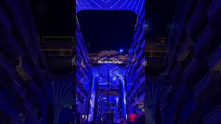 Hot and cold Msc World Europa 💙 with msc friend Enrique torruella ❤️ #mscworldeuropa